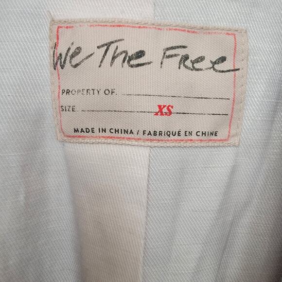 We the Free People Plaid Beckett Boyfriend Blazer Sz XS Light Academia Preppy - Picture 8 of 16